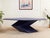 Wood Rare 1970’s Origami Dining Table by Don S. Shoemaker in Blue For Sale - Image 7 of 12