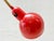 Red Metal Gooseneck Floor Lamp, 1970s For Sale - Image 12 of 14
