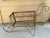Vintage Outdoor Wrought Iron Wheelbarrow With Flower Planter For Sale - Image 9 of 9