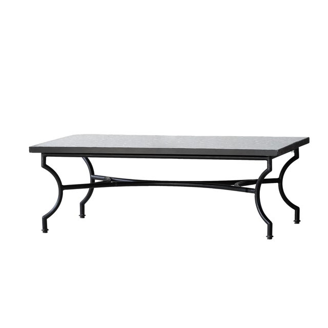 New special order item. Not vintage. The scalloped tile design of the Zellige Vanilla Tile Coffee Table draws instant...