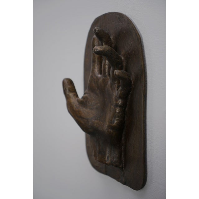 E. Stroobants, The Artist Hand Sculpture, Brass For Sale - Image 3 of 9