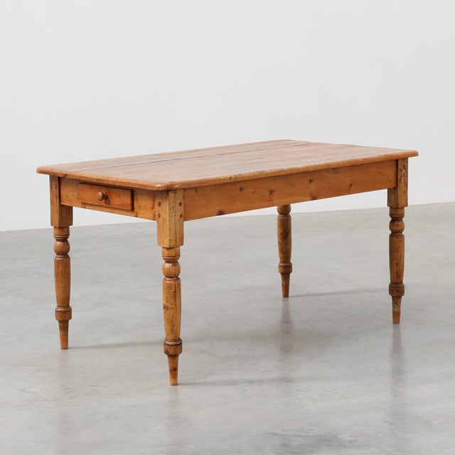 Antique Pine Farmhouse Table, France, 19th Century For Sale - Image 13 of 13