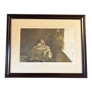 Vintage Andrew Wyeth Print “Spring Sun” Framed