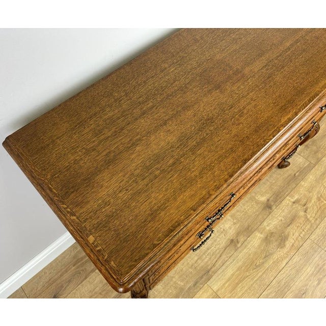 Vintage Louis French Oak Chest of Drawers For Sale - Image 9 of 13