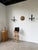 Pair of antique wrought iron wall sconces in a Brutalist style. Dating from the early 20th century, these sconces are...