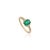 Not Yet Made - Made To Order VRJewels 14k Gold 1.09ct Emerald Engagement Ring With Diamonds for Her Size 7 For Sale - Image 5 of 18