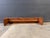 1970s Mid Century Modern Danish Teak and Leather Bench For Sale - Image 4 of 12