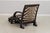 1990s Art Deco Modern Style Zebra Print Chair & Ottoman For Sale - Image 5 of 18