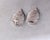 Metal Vintage 1980s Signed Givenchy Art Deco Style Striped Faux-Pearl Clip Earrings-2 Pieces For Sale - Image 7 of 7