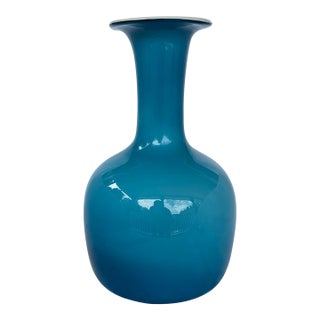 Mid-Century Modern Kastrup-Holmegaard Cased Glass Vase For Sale