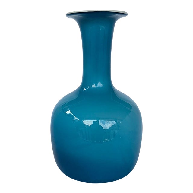 Mid-Century Modern Kastrup-Holmegaard Cased Glass Vase For Sale