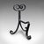 Pair of Antique Fire Tool Rests, French, Andirons, Art Nouveau, Victorian, 1900 For Sale - Image 4 of 10