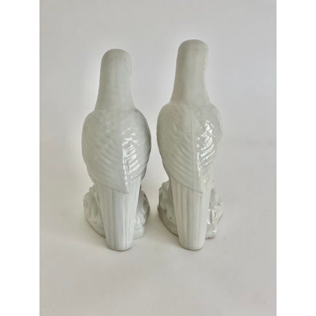 Vintage Blanc De Chine Porcelain Parrots - A Pair For Sale In Los Angeles - Image 6 of 7