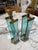 1970s 1970s Fontana Arte Style Brass and Blue Glass Table Lamps - a Pair For Sale - Image 5 of 12