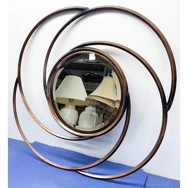 Modern Metal Beveled Wall Mirror For Sale In West Palm - Image 6 of 6