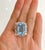Bochic "Capri" Vintage Blue Topaz Ring Set In 18K Gold & Silver For Sale - Image 14 of 18