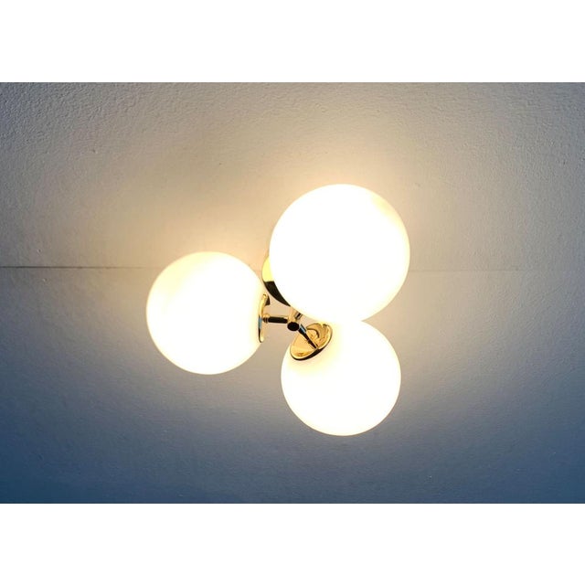 Rare ceiling light from Temde according to a design by E.R. Nele. Max Bill often incorrectly attributed. Classic and yet...