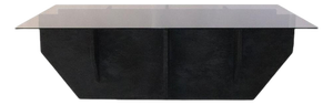 Black Coal Coffee Table by Arthur Bitsch