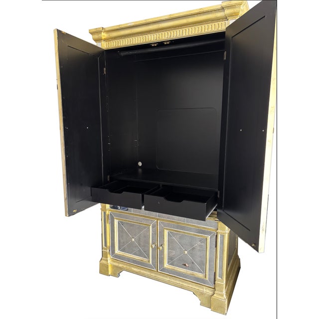 A Mirrored Armoires For Sale - Image 4 of 6