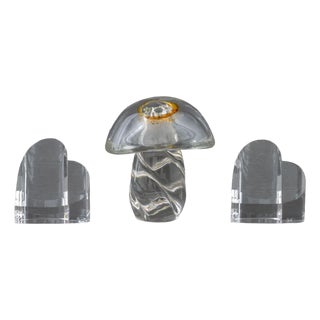 Steuben Crystal Sculptures, 3 For Sale