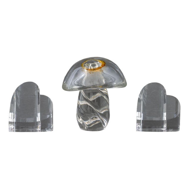 Steuben Crystal Sculptures, 3 For Sale