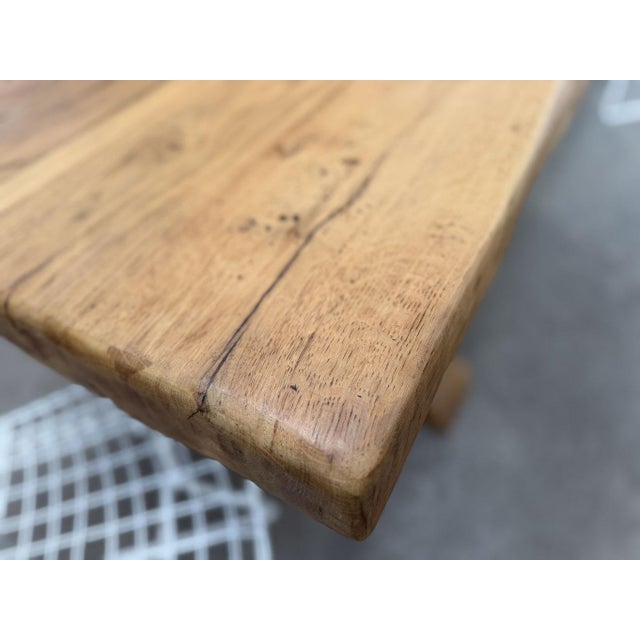 Monastery-Style Oak Table, 1950s For Sale - Image 10 of 12