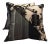 DWM | MALOOS Contemporary Dia Noire Flocked Pillows - a Pair For Sale