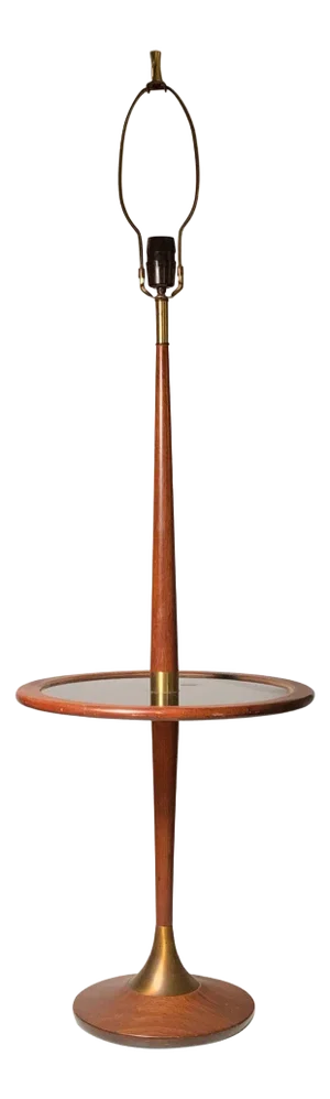 Vintage Modeline Wood Floor Lamp