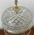Vintage French Style Crystal Table Lamp in Brass For Sale - Image 11 of 16