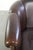 Animal Skin Club Chair in Dark Sheepskin Leather For Sale - Image 7 of 14