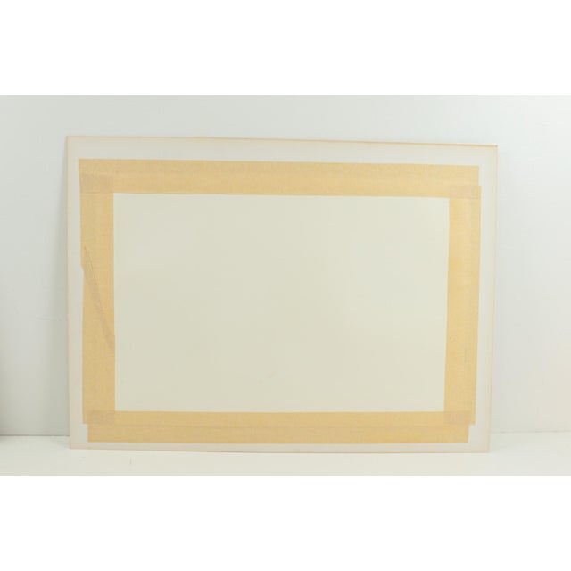 Late 20th Century Original Watercolor Lighthouse Painting of Peggy's Cove, Nova Scotia For Sale - Image 4 of 4