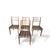 Vintage Teak Dining Chairs from Nathan, 1960s, Set of 4 For Sale - Image 4 of 9