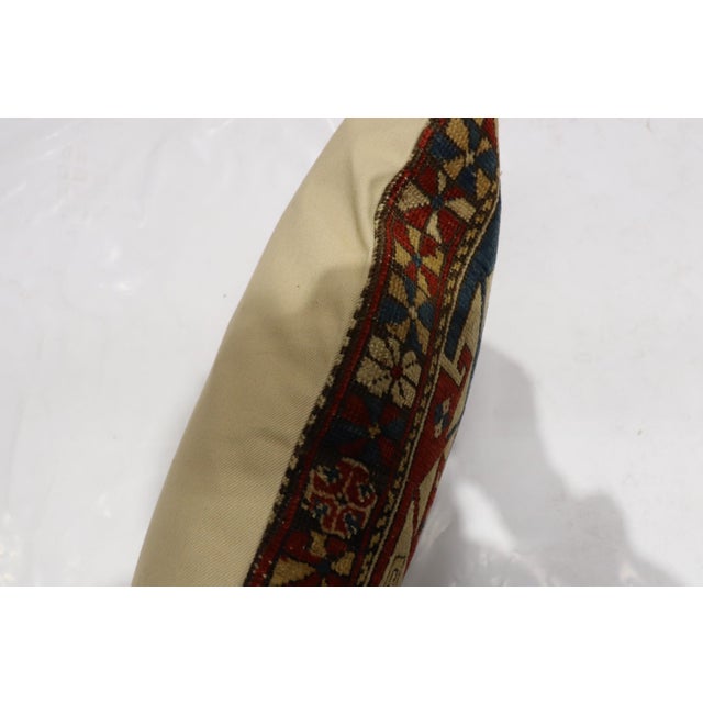 Pillow made from a 19th century caucasian rug