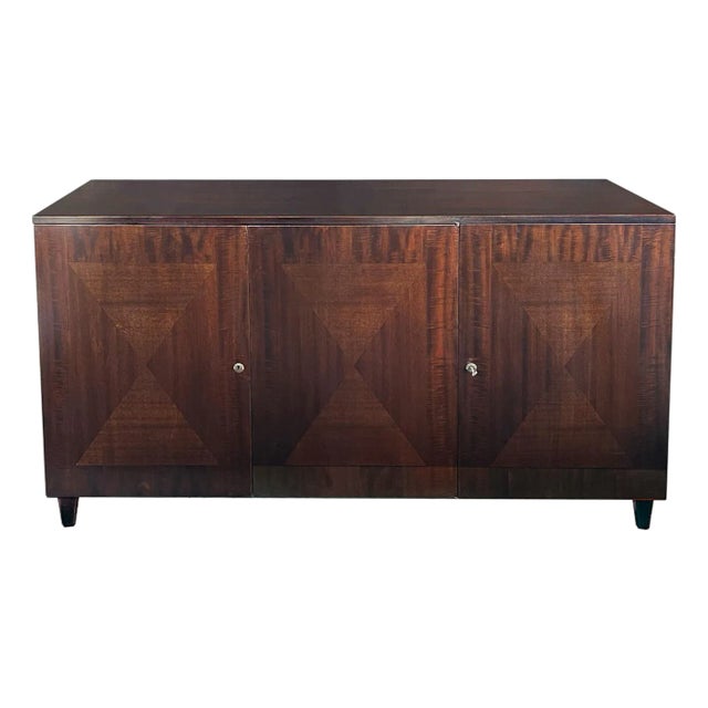 John Stuart Mid-Century Three-Door Mahogany Cabinet/Sideboard/Credenza For Sale