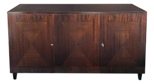 John Stuart Mid-Century Three-Door Mahogany Cabinet/Sideboard/Credenza
