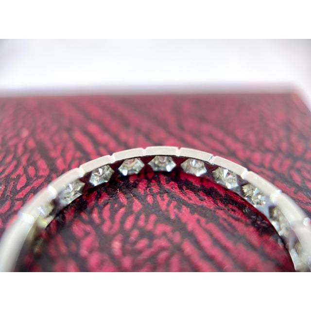 1920s Art Deco Platinum Single Cut Diamond Ring, Size 9.5 For Sale - Image 10 of 10