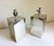 Metal 1970s Habitat Modernist Polished Aluminum Lamps, a Pair, Attributed For Sale - Image 7 of 10