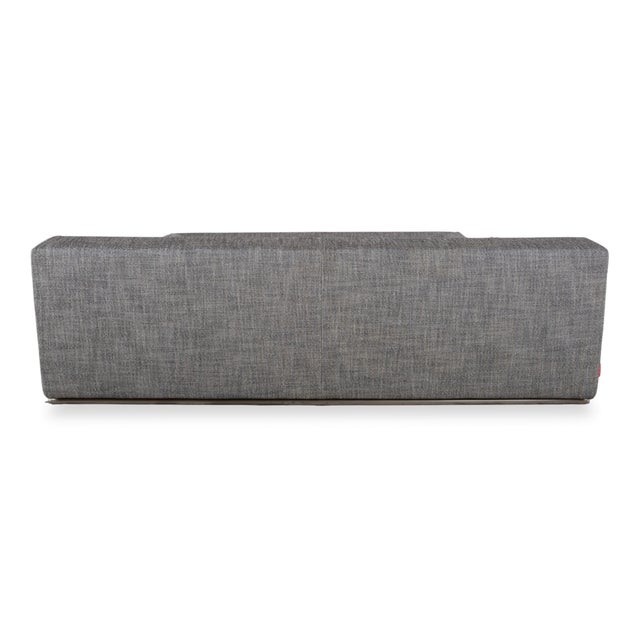 Ipanema Fabric Bed in Grey by Poliform For Sale - Image 10 of 13
