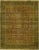 1980s Semi Vintage Distressed Over Dyed Rust/Blue Wool Rug -9'9 X 12'8 For Sale