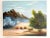 This is a beautiful desert landscape oil painting on canvas purchased at the estate sale of Garden Grove CA artist JH...