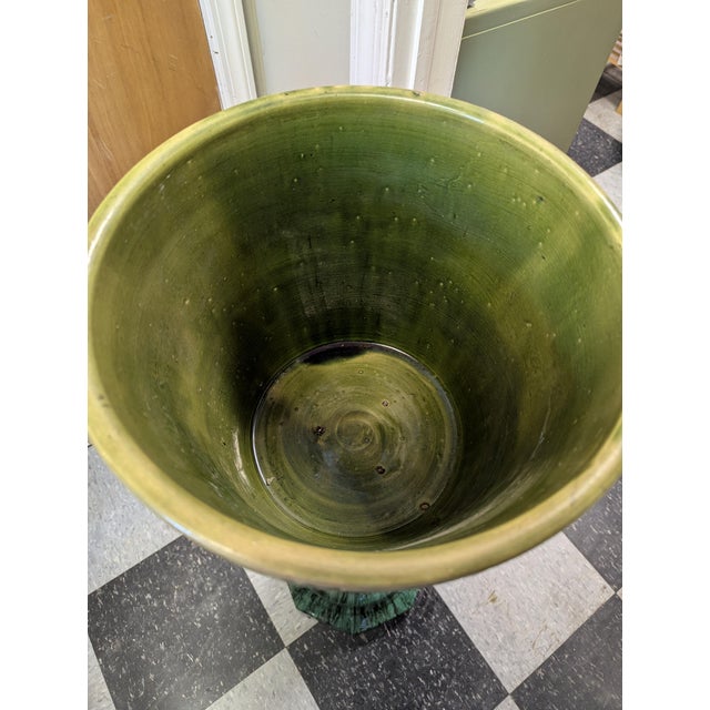 1950s Vintage Urn on Pedestal For Sale - Image 5 of 6