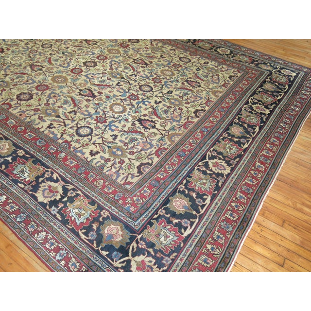 Late 19th Century Antique Persian Doroksh Carpet For Sale - Image 17 of 18