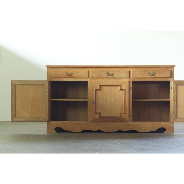 Vintage Danish Low Sideboard by Henning Kjærnulf, 1960s For Sale - Image 6 of 18
