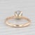 Modern 1ct Gray Galaxy Diamond Solitaire Engagement Ring 14k Yellow Gold Size 5.75 For Sale - Image 3 of 8