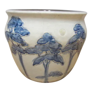 Early 20th Century Weller Pottery Jardiniere Jap Birdimal Style