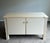 Vintage Coastal Regency Style Cream Console Cabinet For Sale - Image 4 of 9