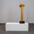 Abstract Biomorphic Sculpture in Carved Wood and Stone, 1970s For Sale - Image 4 of 9