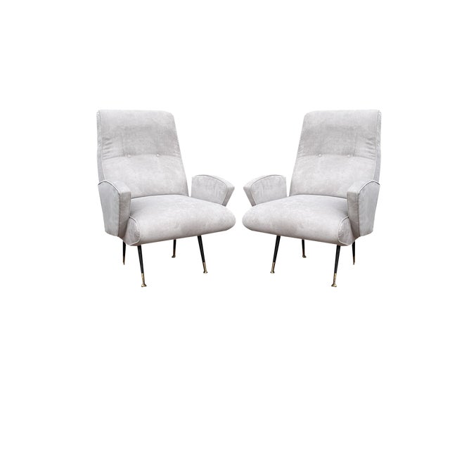 Set of Armchairs attributed to Nino Zoncada, 1950s For Sale