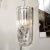 Modernist Pair of Hand Blown Translucent Murano Glass Ribbon Sconces For Sale - Image 4 of 12