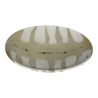 Mid 20th Century Mid-Century Modern Warren MacKenzie Monumental Ceramic Platter For Sale